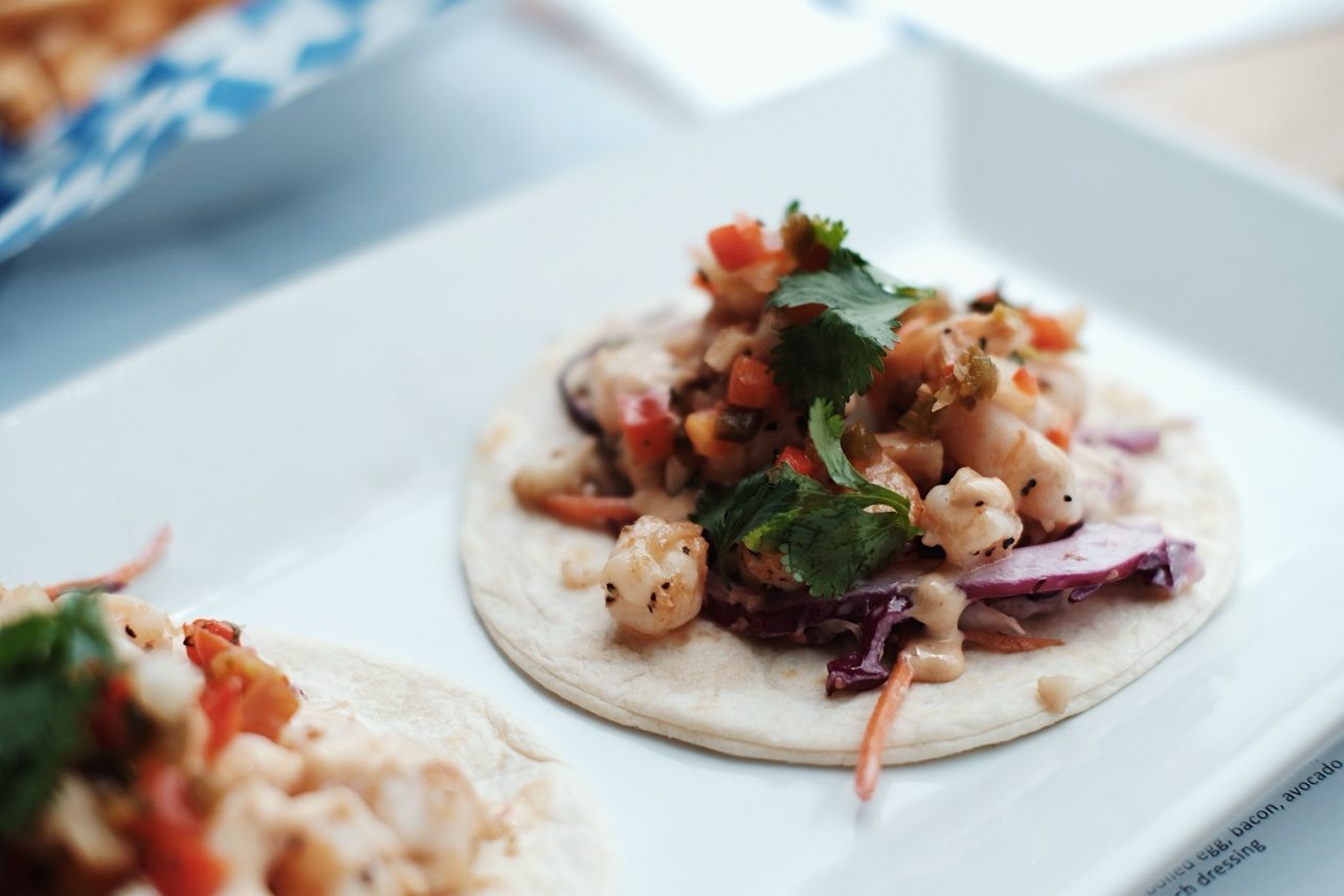 Baja fish taco
