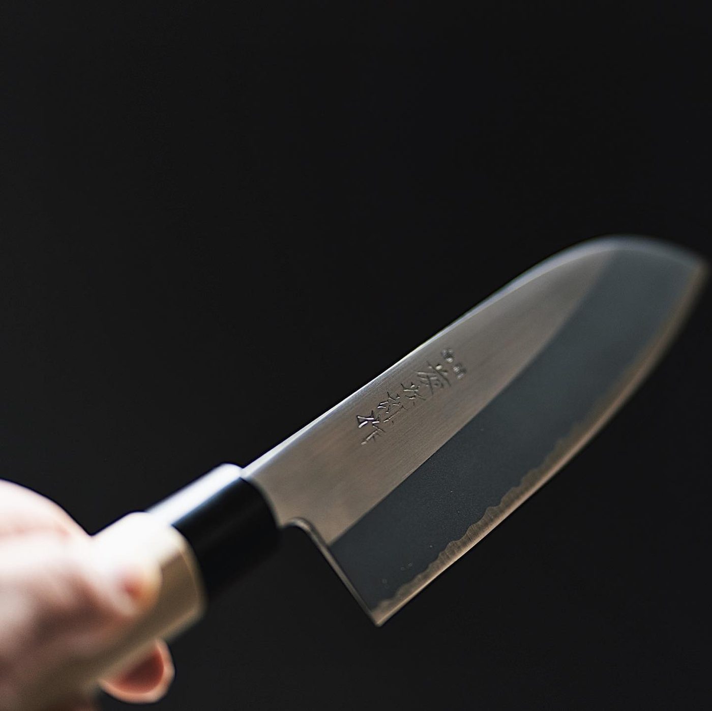 Japanese santoku knife product shot